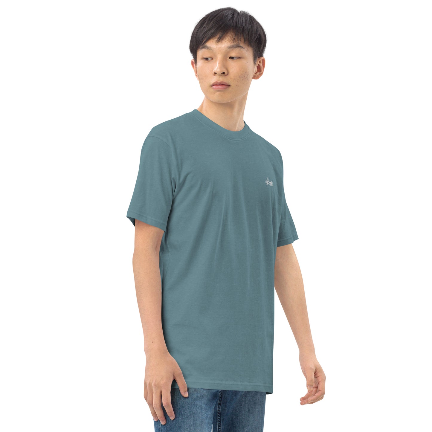 DS // Men's Embroidered Classic Premium Heavyweigh T-shirt