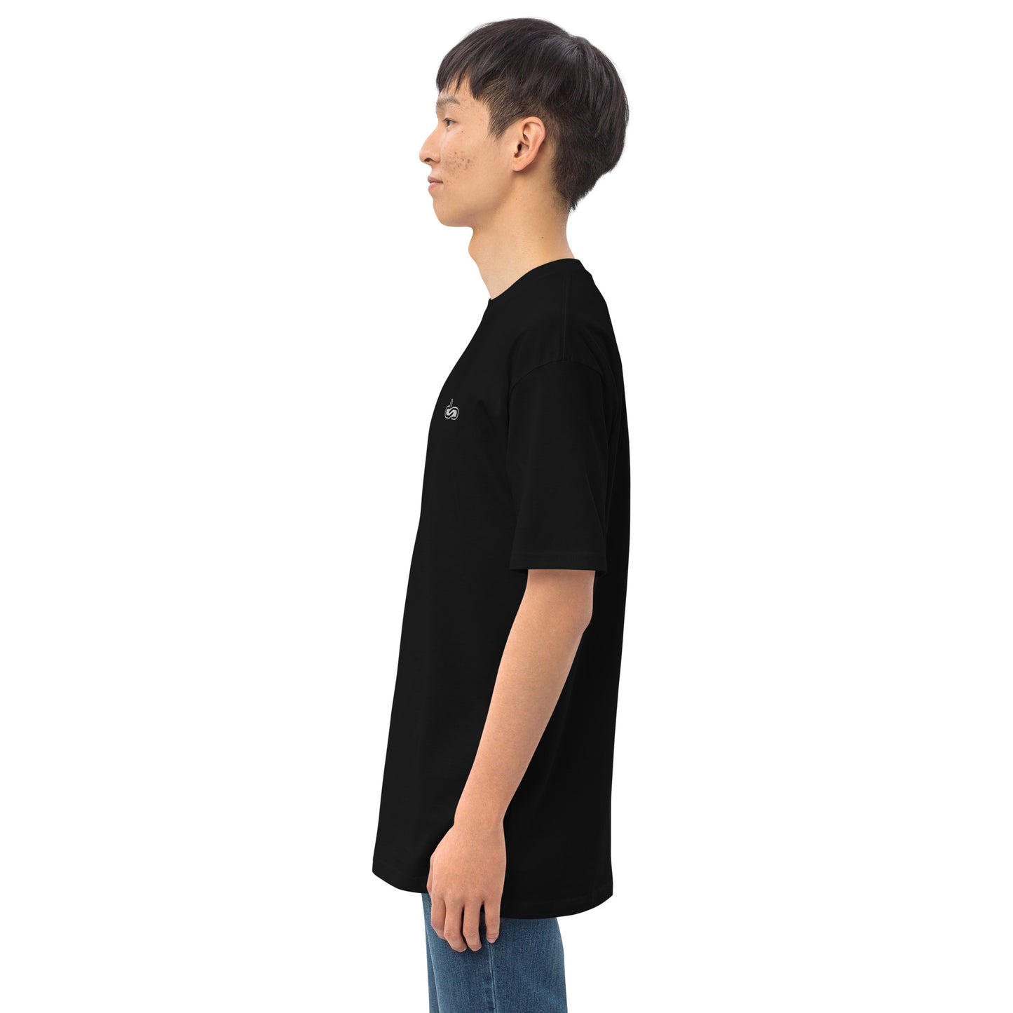DS // Men's Embroidered Classic Premium Heavyweigh T-shirt