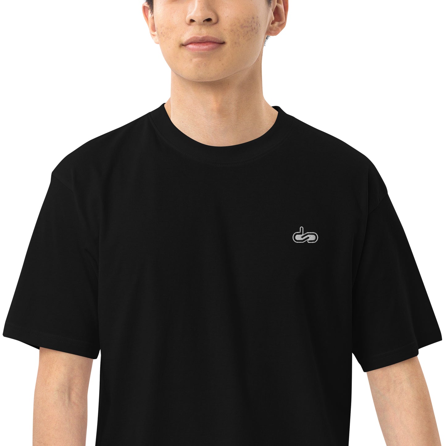 DS // Men's Embroidered Classic Premium Heavyweigh T-shirt