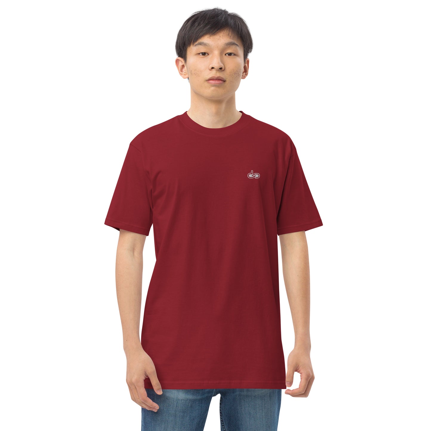 DS // Men's Embroidered Classic Premium Heavyweigh T-shirt