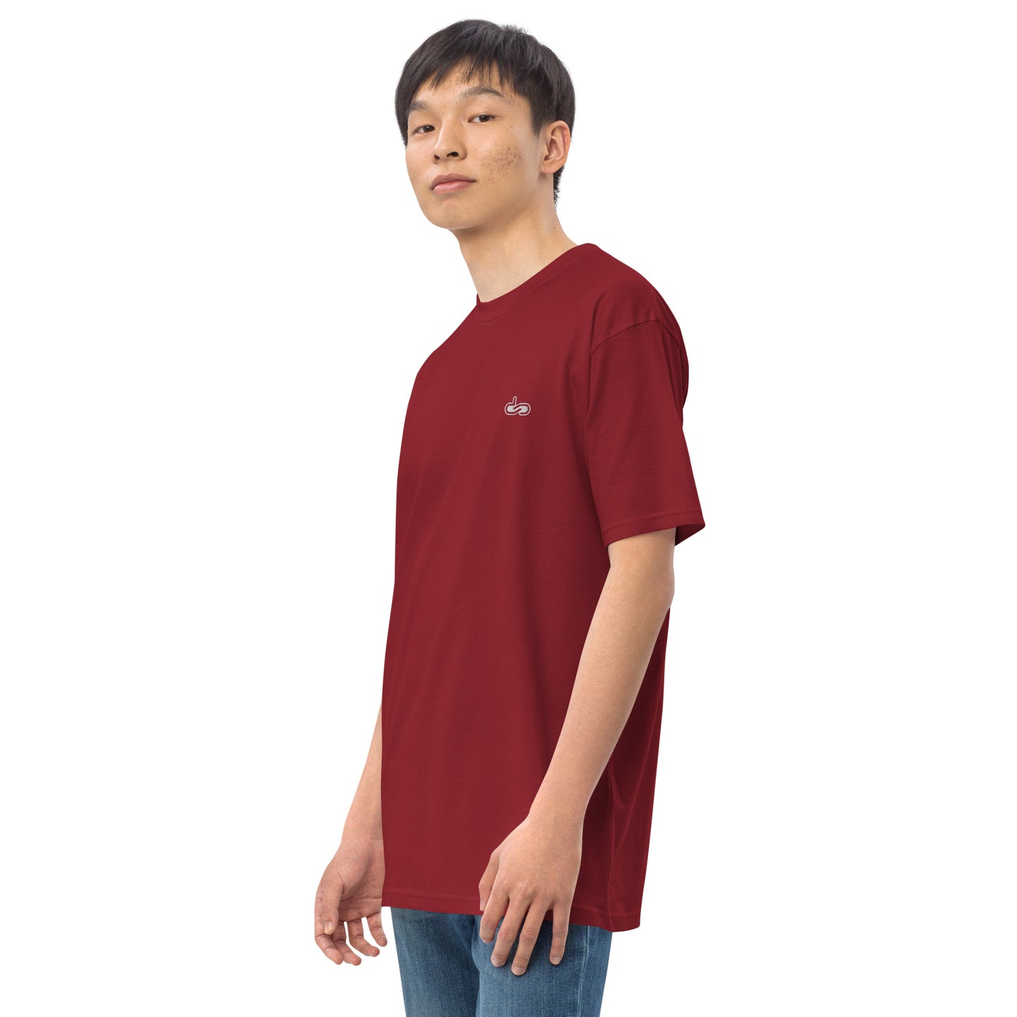 DS // Men's Embroidered Classic Premium Heavyweigh T-shirt