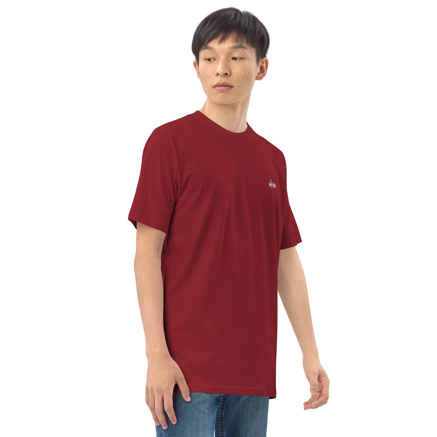 DS // Men's Embroidered Classic Premium Heavyweigh T-shirt