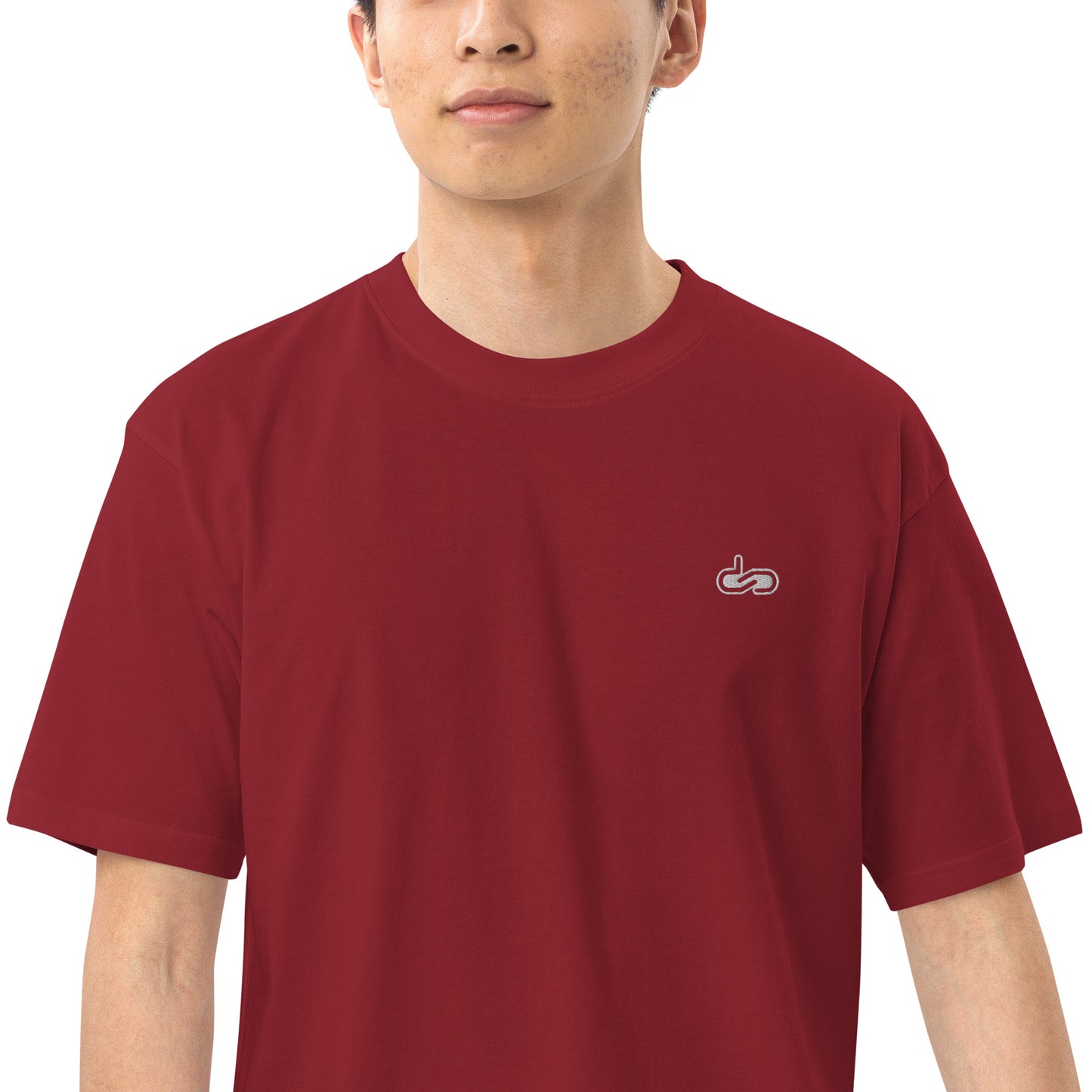 DS // Men's Embroidered Classic Premium Heavyweigh T-shirt