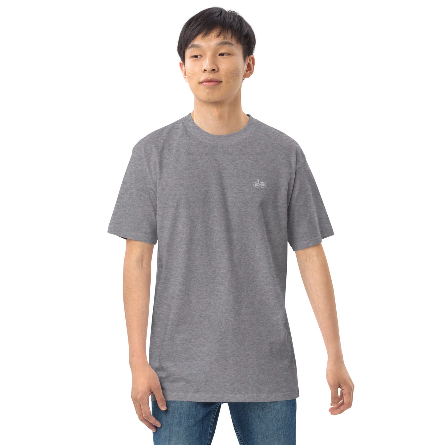 DS // Men's Embroidered Classic Premium Heavyweigh T-shirt