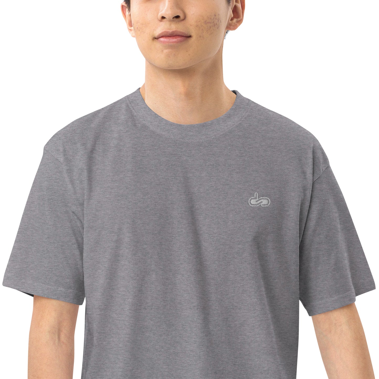 DS // Men's Embroidered Classic Premium Heavyweigh T-shirt