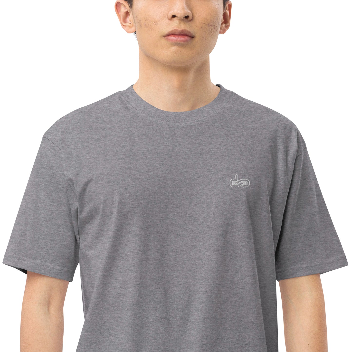 DS // Men's Embroidered Classic Premium Heavyweigh T-shirt