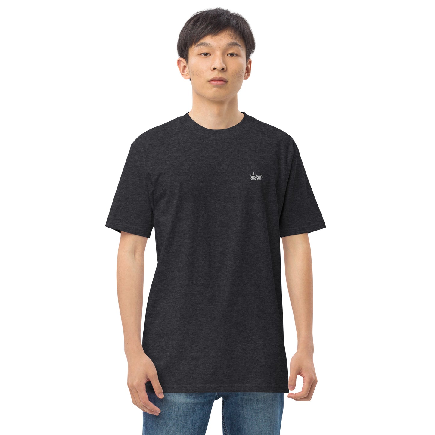 DS // Men's Embroidered Classic Premium Heavyweigh T-shirt