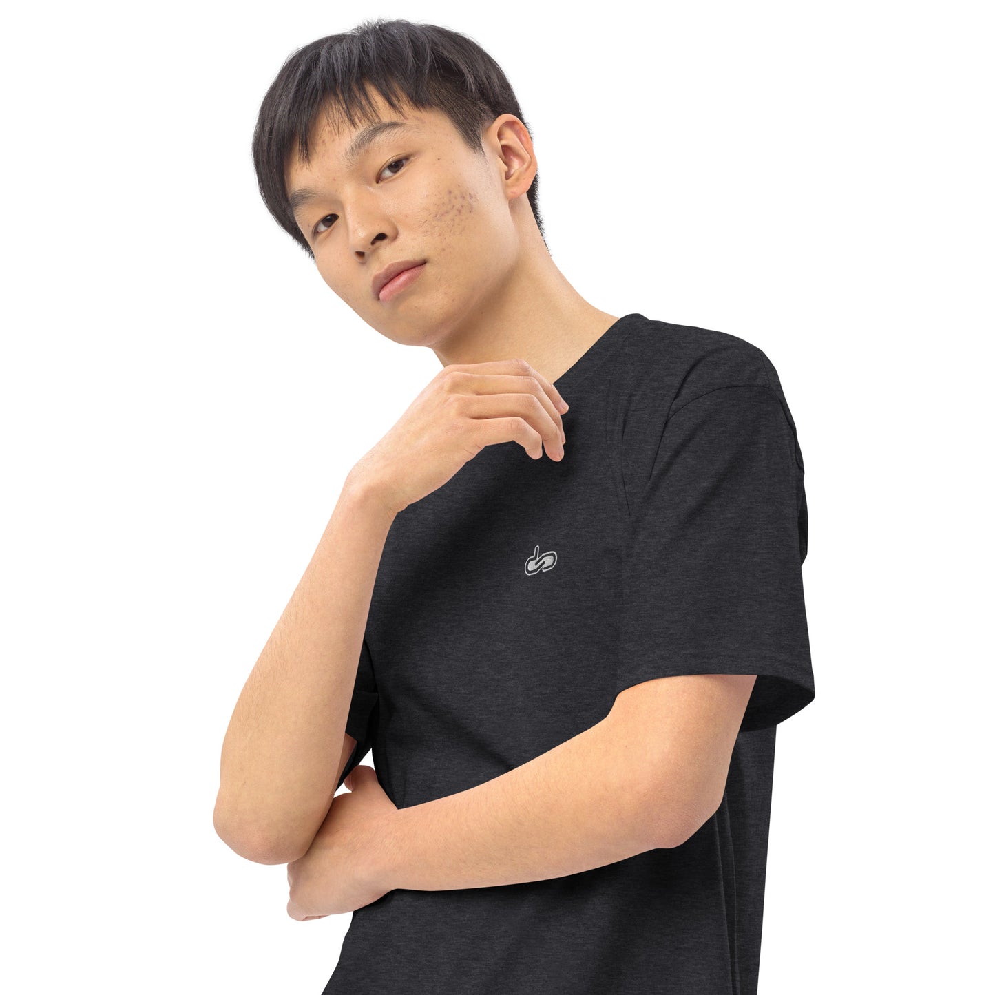 DS // Men's Embroidered Classic Premium Heavyweigh T-shirt