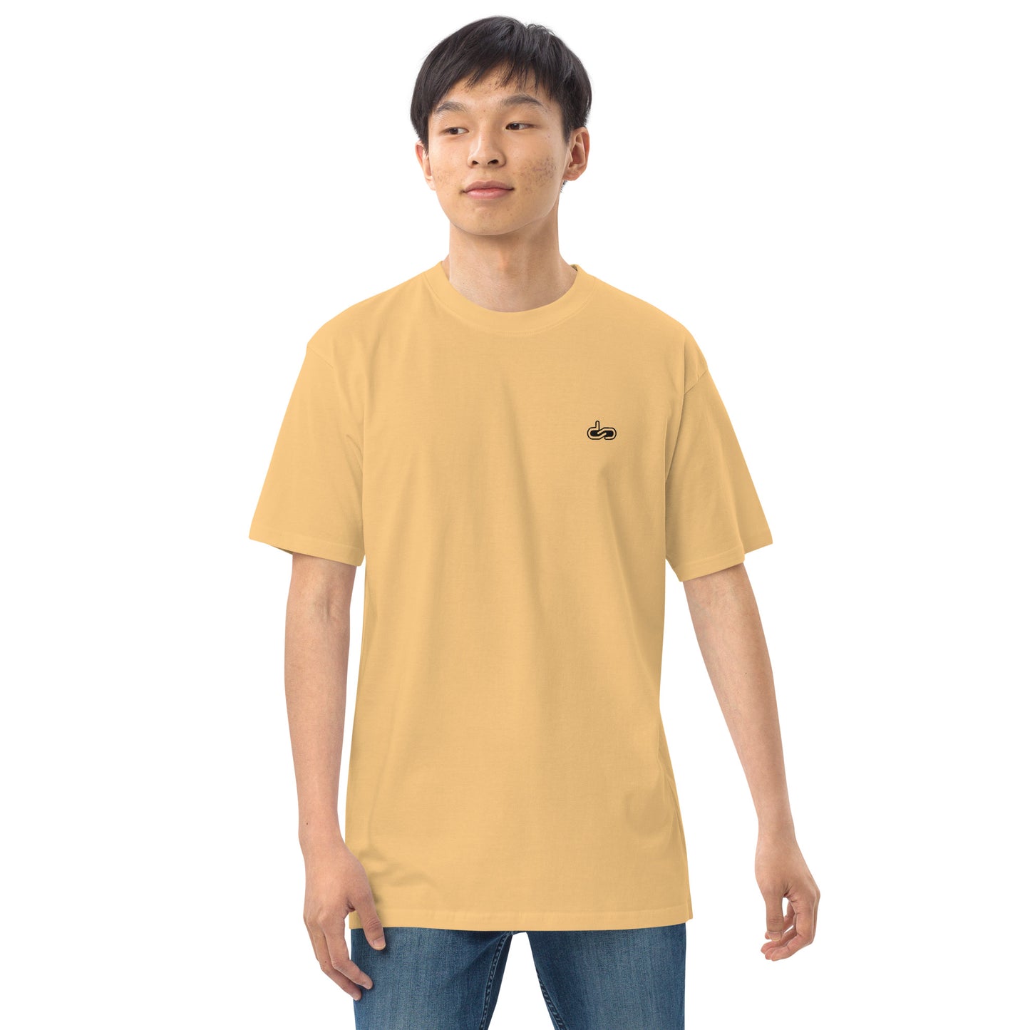 DS // Men's Embroidered Classic Premium Heavyweigh T-shirt