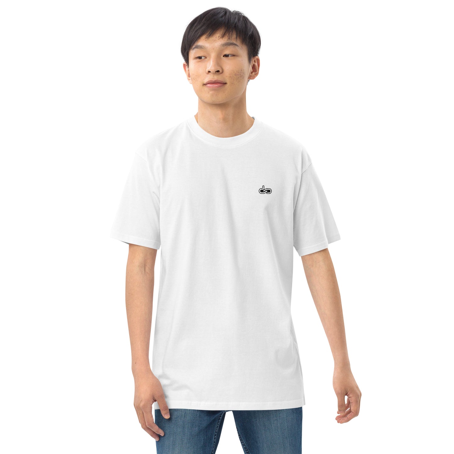 DS // Men's Embroidered Classic Premium Heavyweigh T-shirt