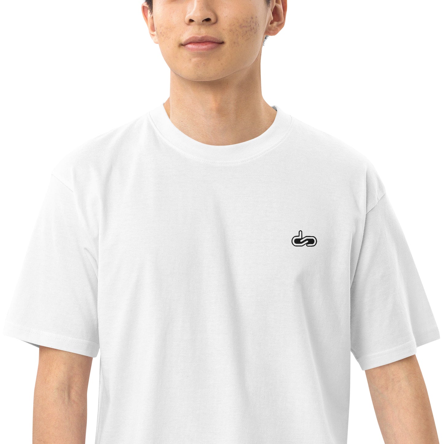DS // Men's Embroidered Classic Premium Heavyweigh T-shirt
