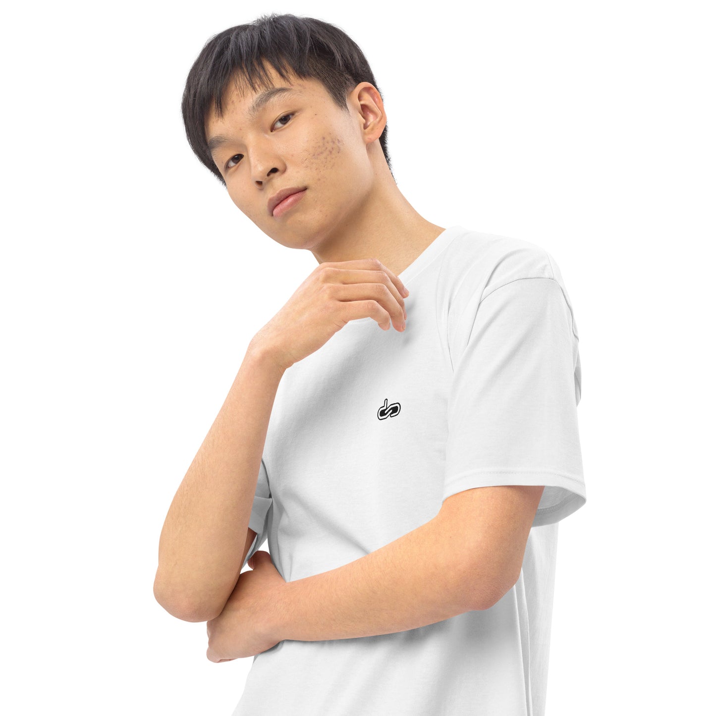 DS // Men's Embroidered Classic Premium Heavyweigh T-shirt