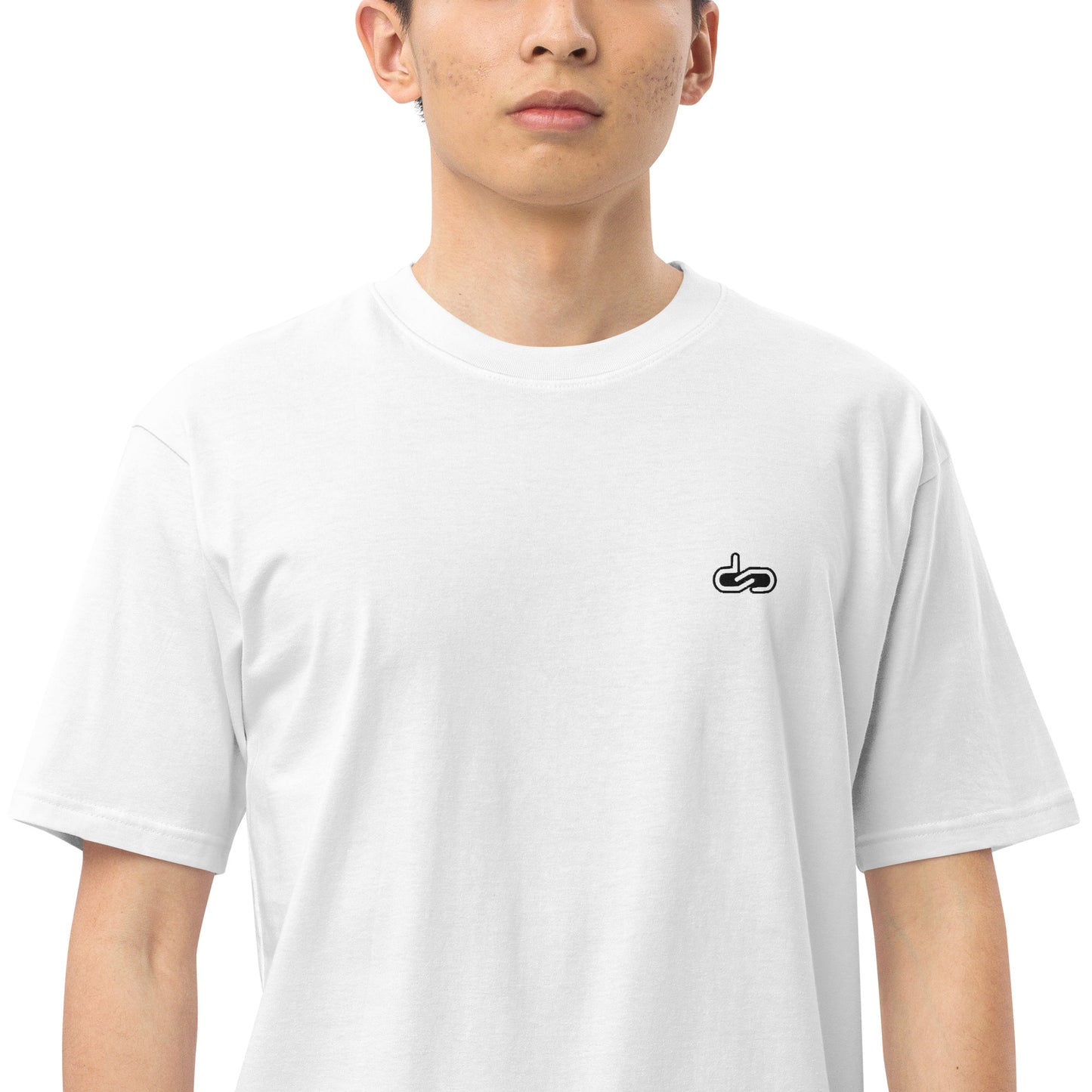 DS // Men's Embroidered Classic Premium Heavyweigh T-shirt