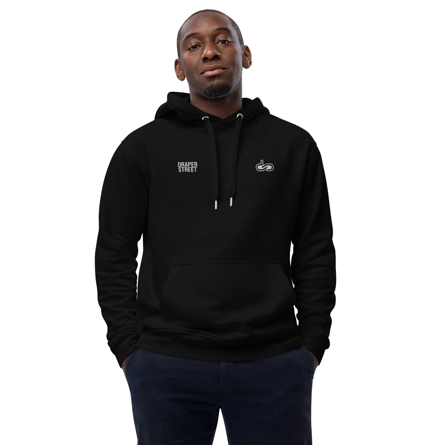 DS // Men's Embroidered Premium Eco Hoodie