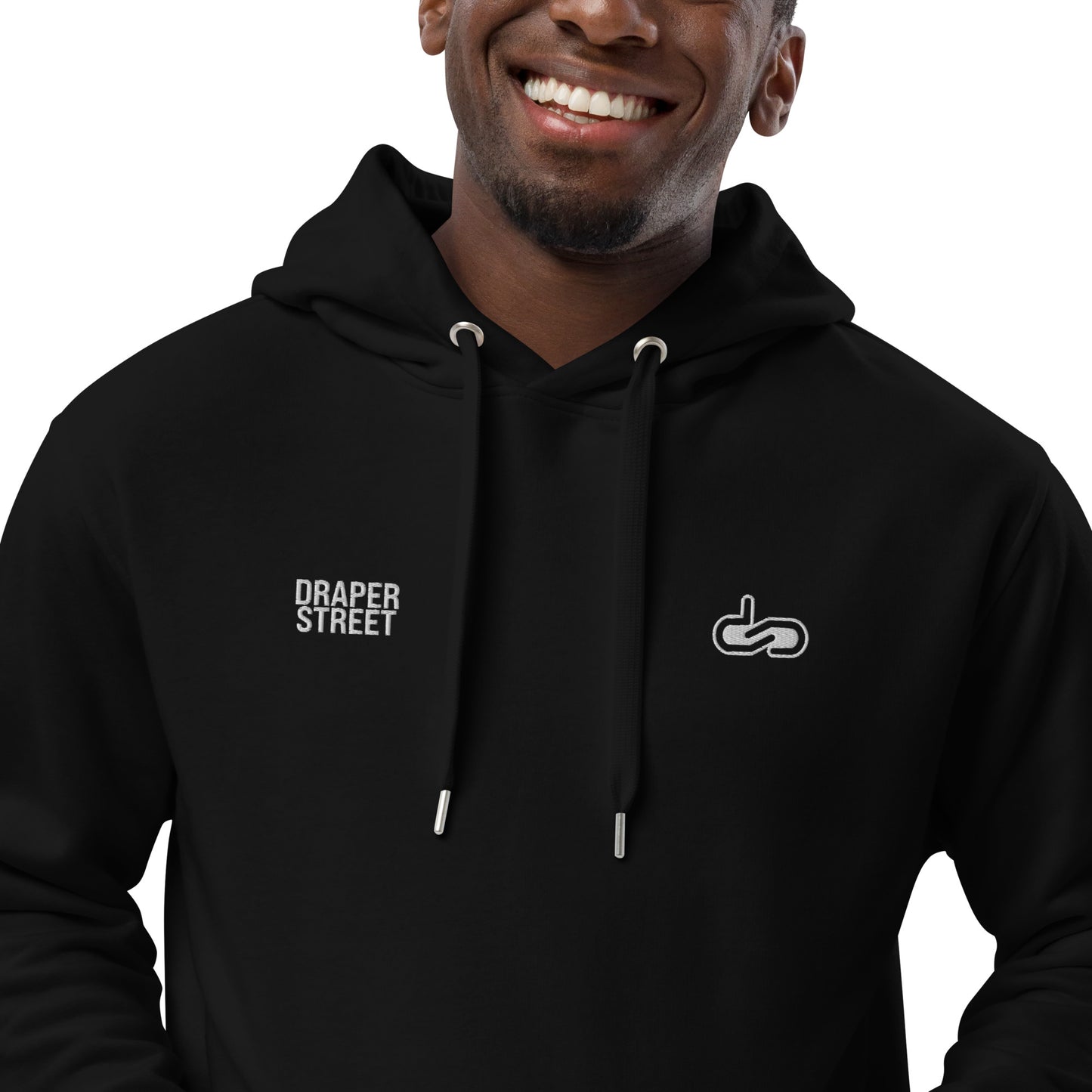 DS // Men's Embroidered Premium Eco Hoodie