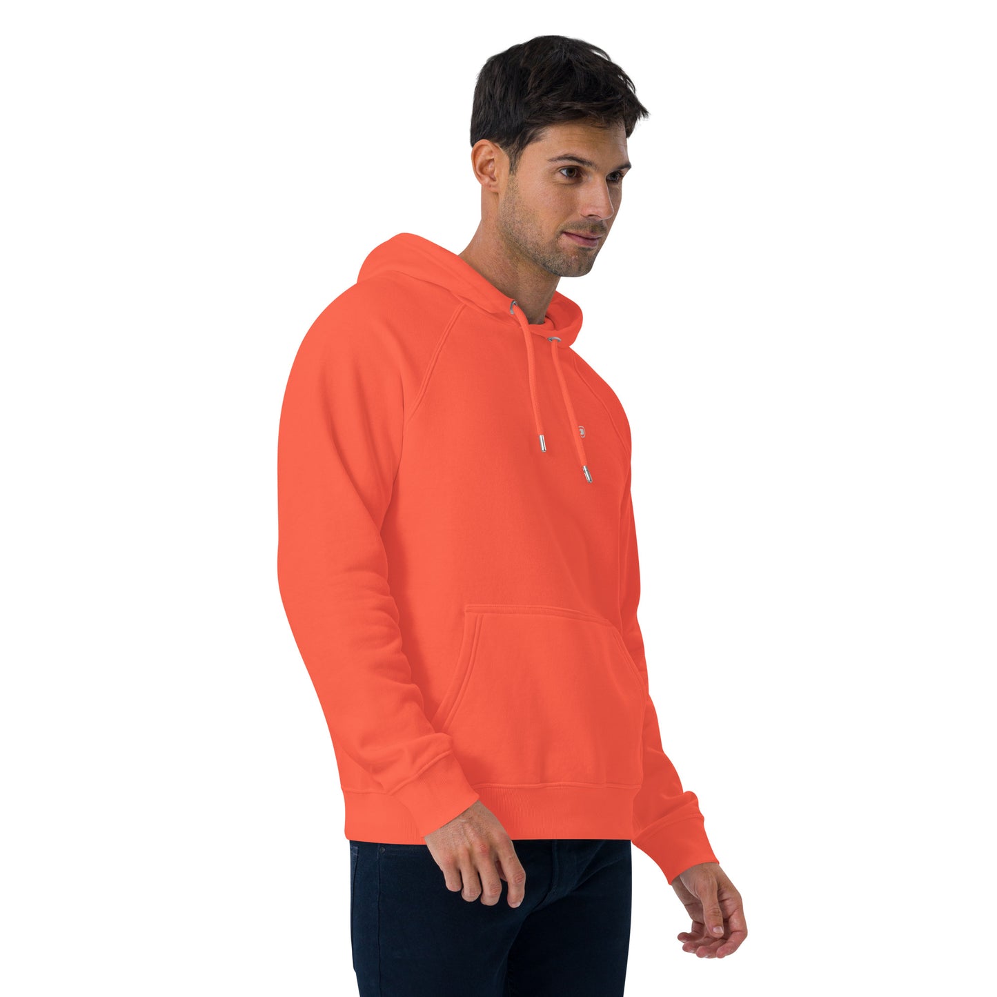 DS// Men's Embroidered Eco Raglan Hoodie