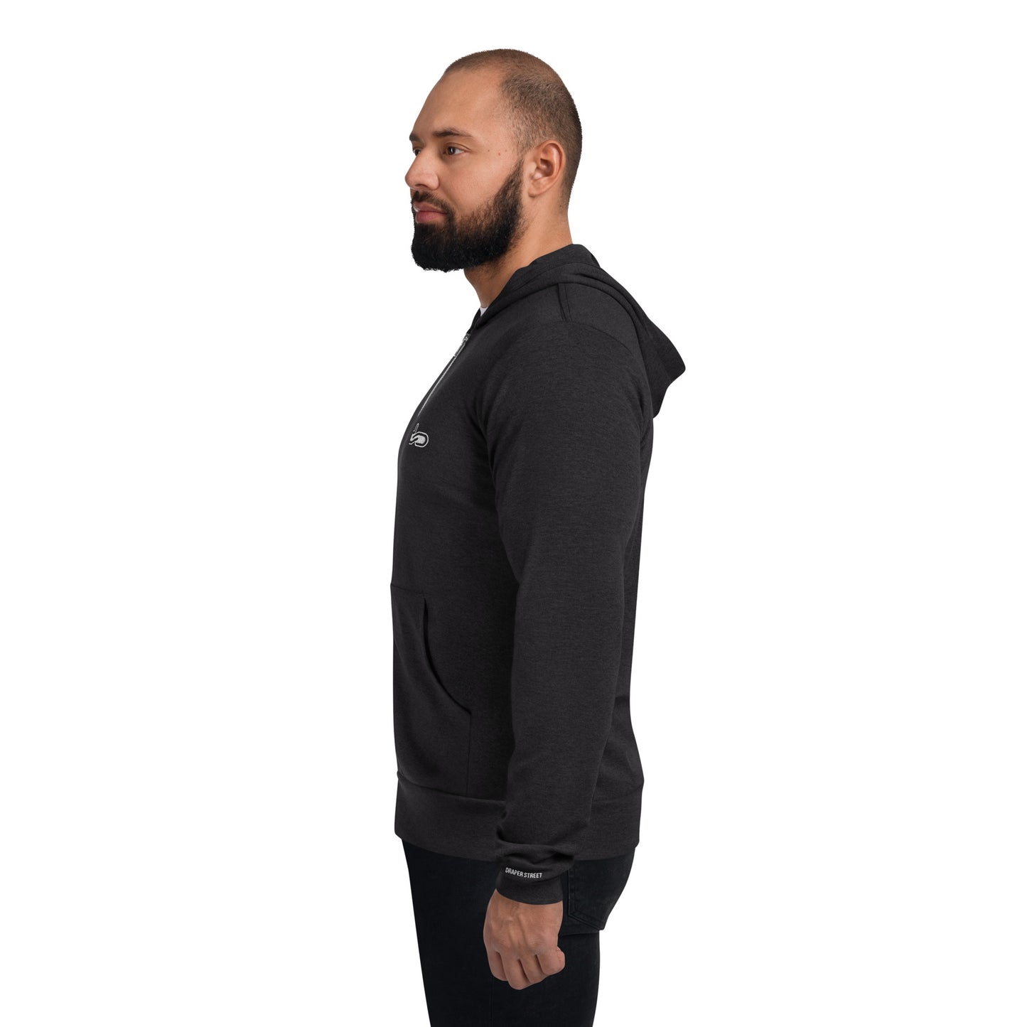 DS // Men's Fitted Zip Hoodie