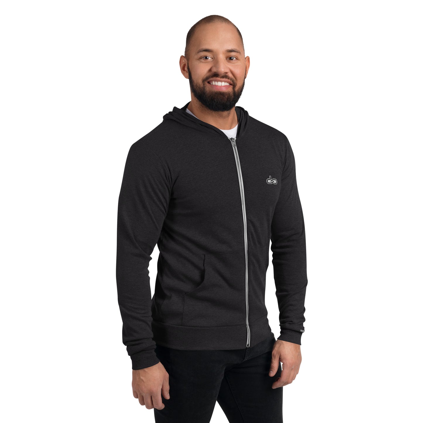 DS // Men's Fitted Zip Hoodie