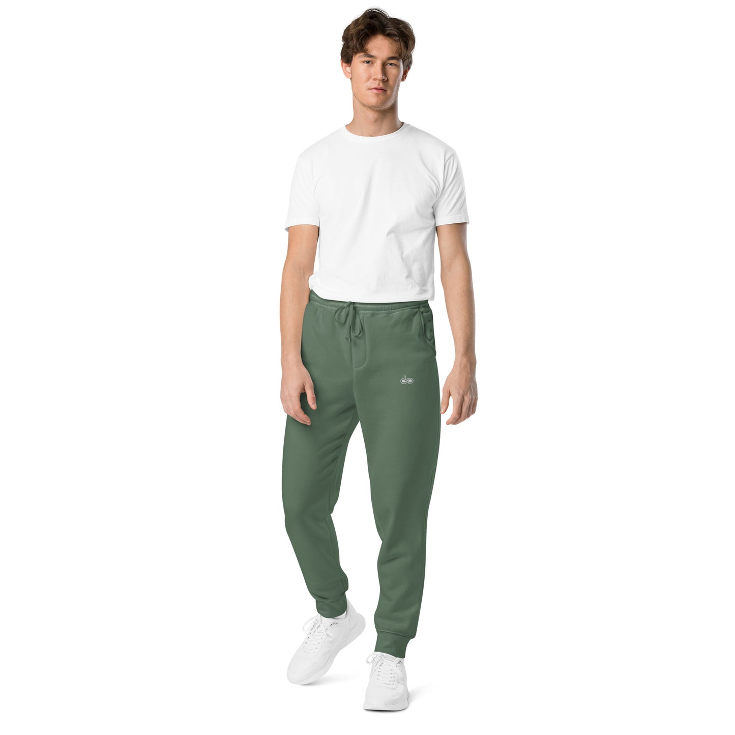 DS // Men's Embroidered Pigment-dyed Joggers