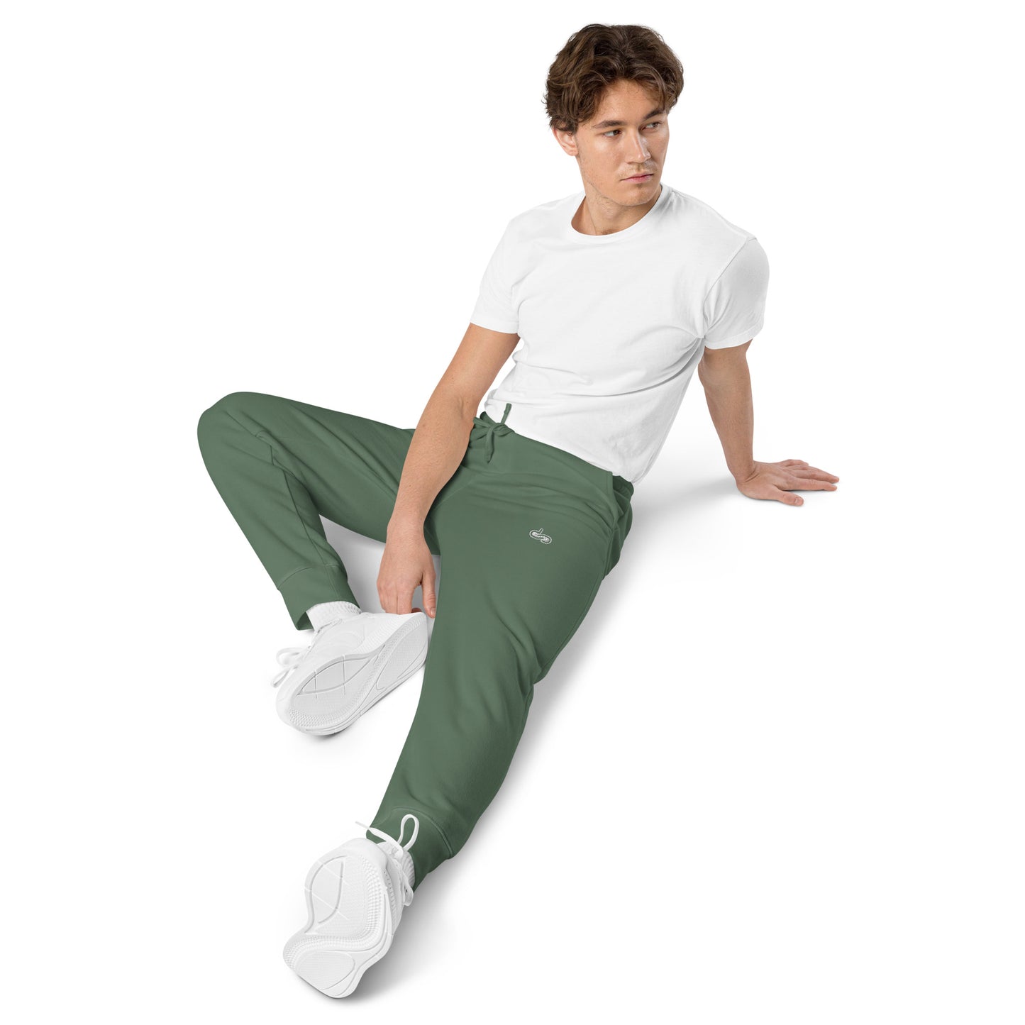 DS // Men's Embroidered Pigment-dyed Joggers