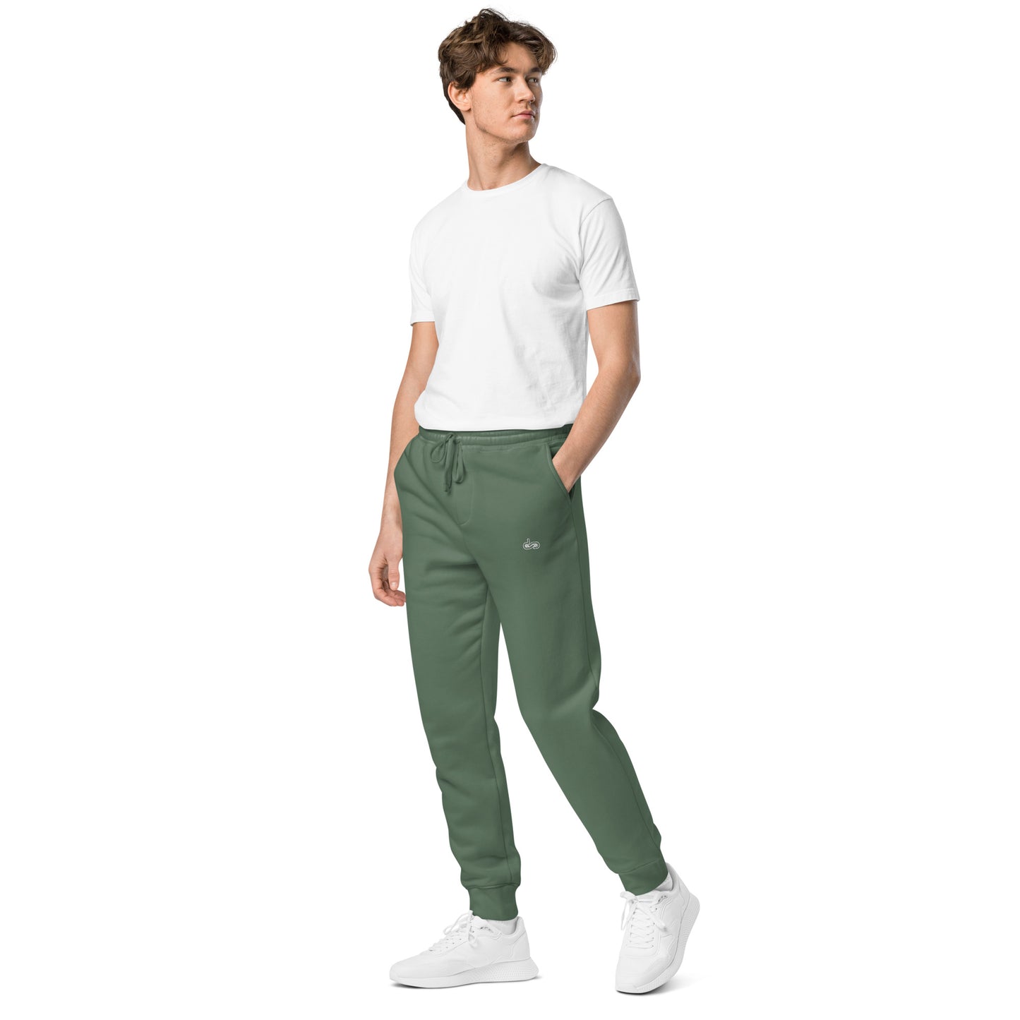 DS // Men's Embroidered Pigment-dyed Joggers