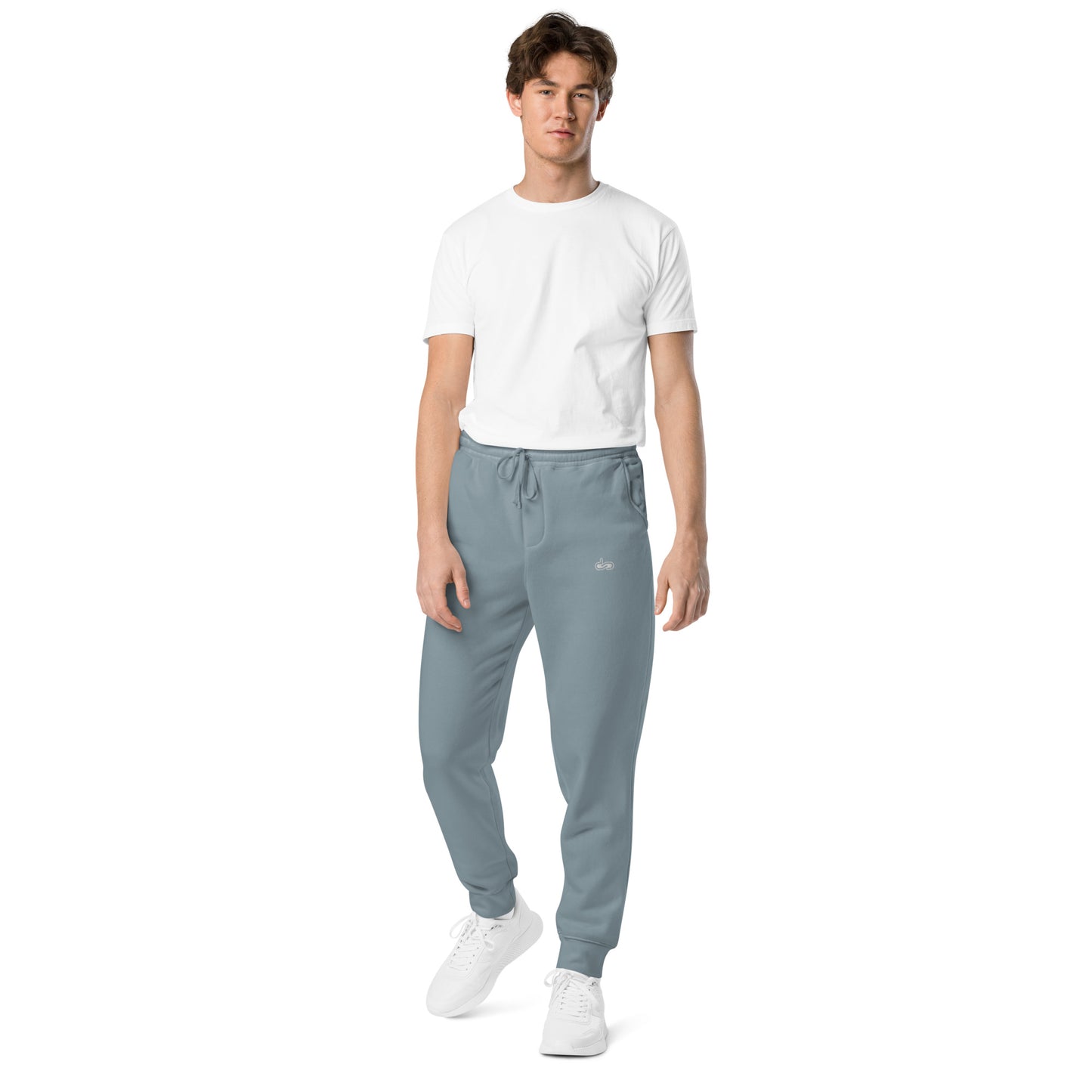 DS // Men's Embroidered Pigment-dyed Joggers