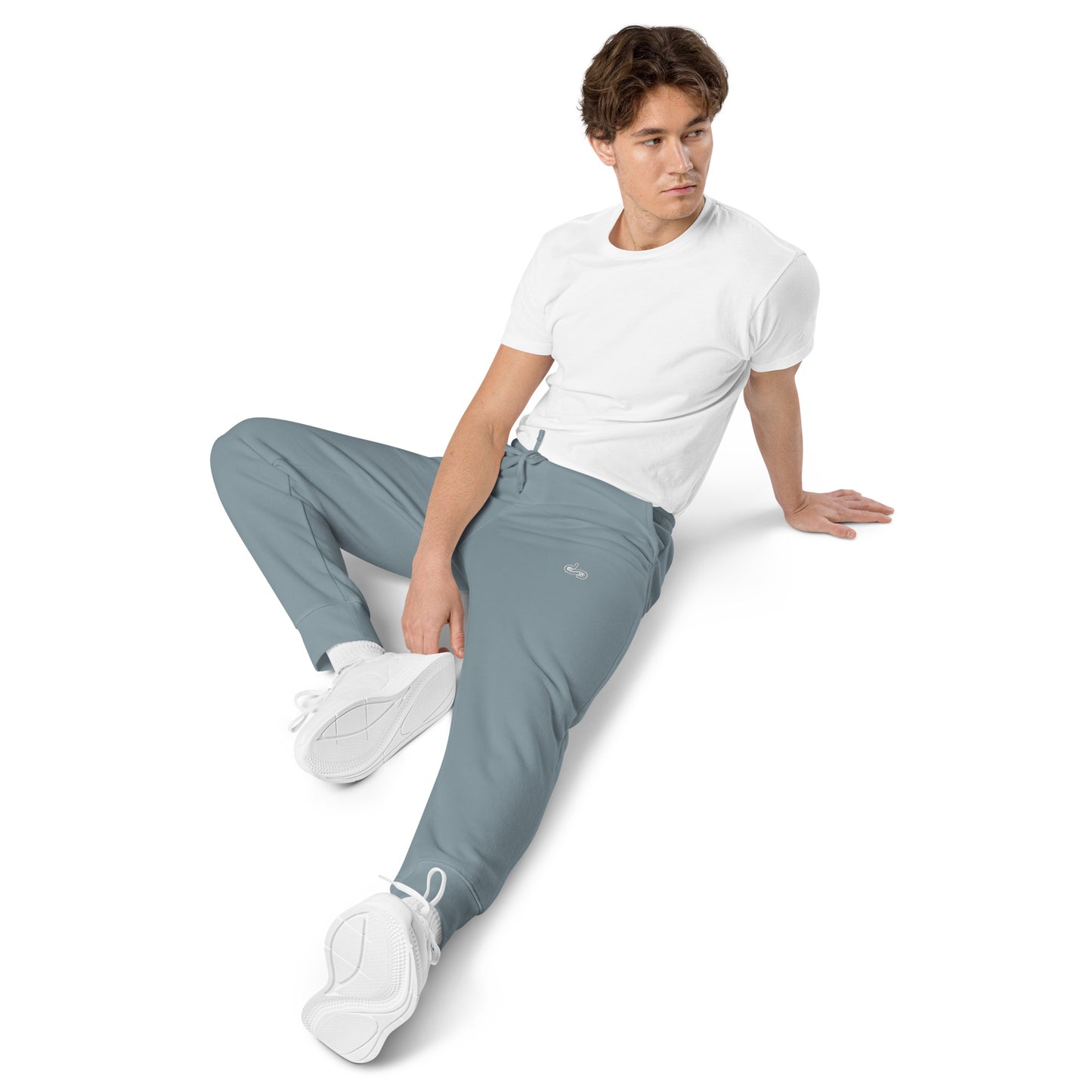 DS // Men's Embroidered Pigment-dyed Joggers