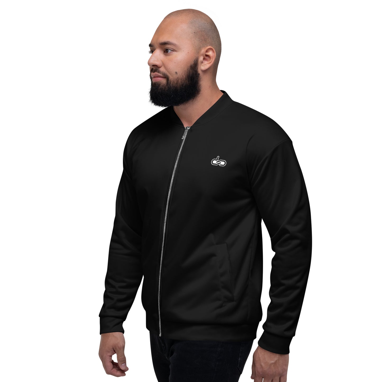 DS // Men's Black Bomber Jacket