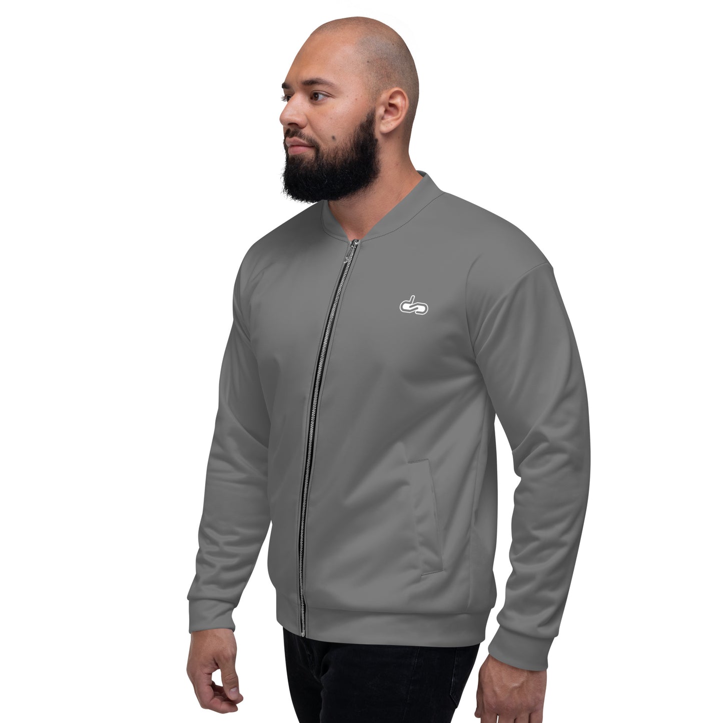 DS // Men's Grey Bomber Jacket