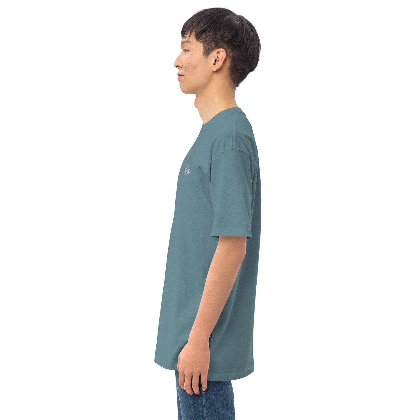 DS // Men's Embroidered Classic Premium Heavyweigh T-shirt