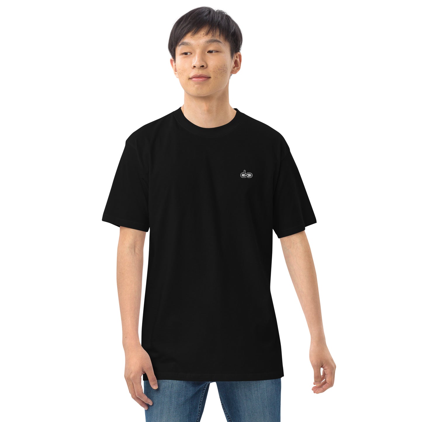 DS // Men's Embroidered Classic Premium Heavyweigh T-shirt