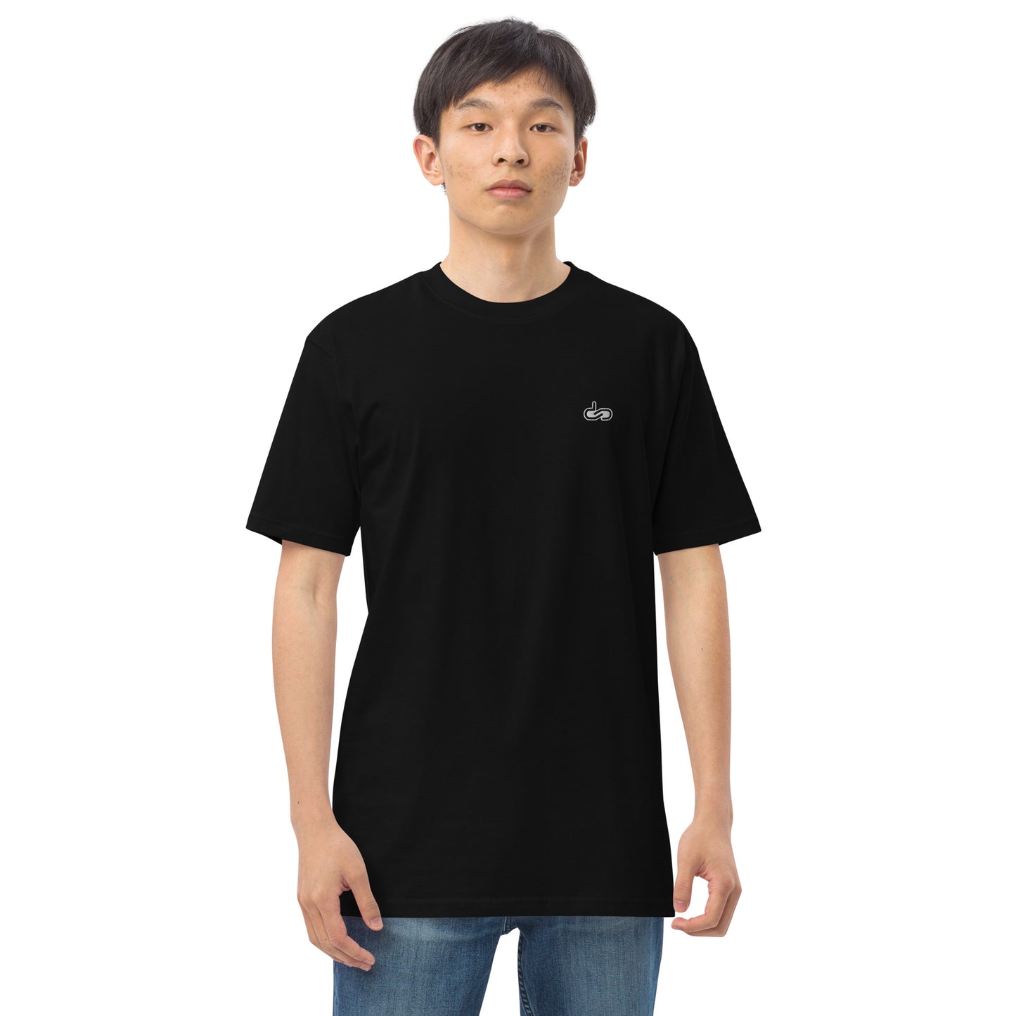 DS // Men's Embroidered Classic Premium Heavyweigh T-shirt