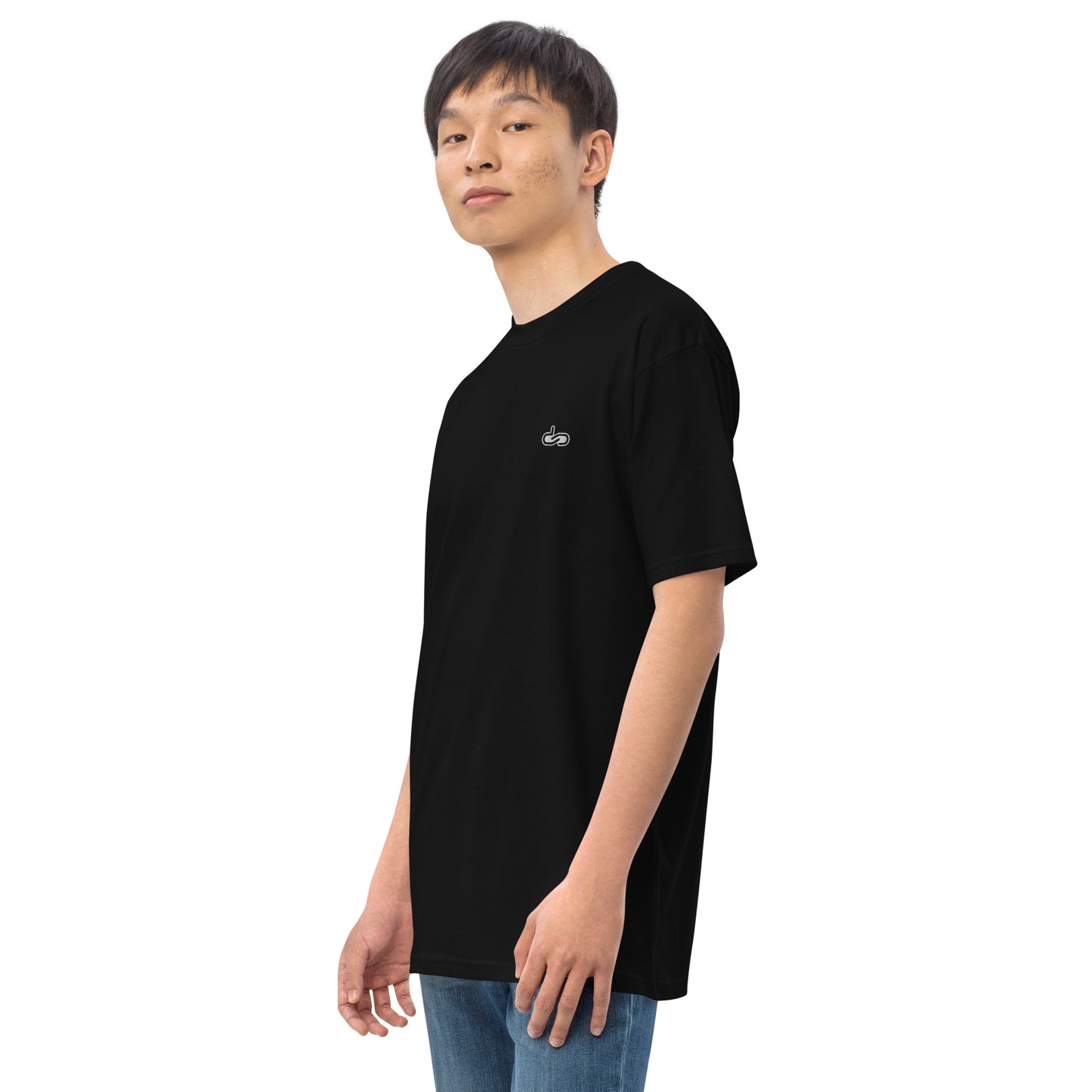 DS // Men's Embroidered Classic Premium Heavyweigh T-shirt