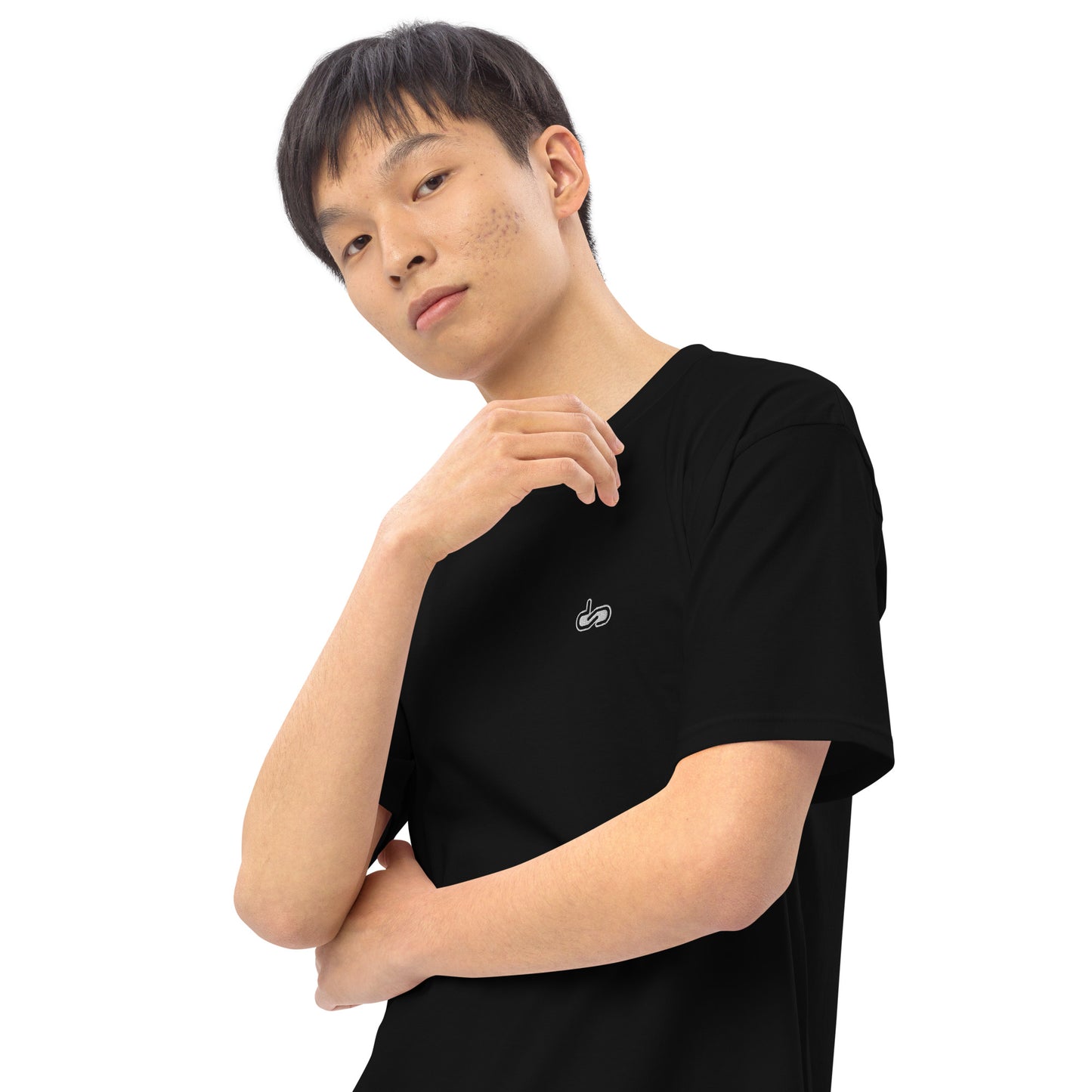 DS // Men's Embroidered Classic Premium Heavyweigh T-shirt