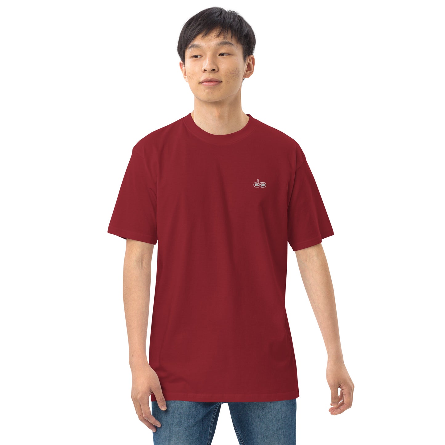 DS // Men's Embroidered Classic Premium Heavyweigh T-shirt