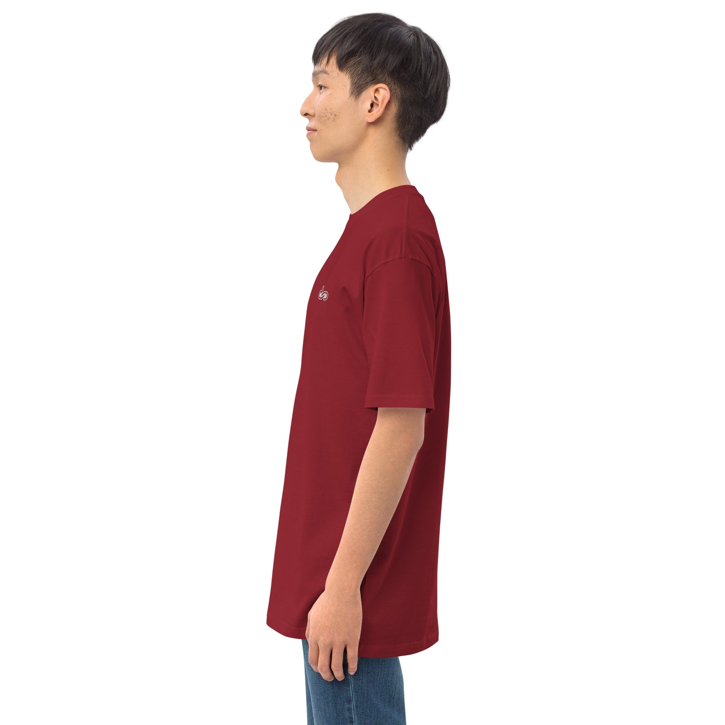 DS // Men's Embroidered Classic Premium Heavyweigh T-shirt