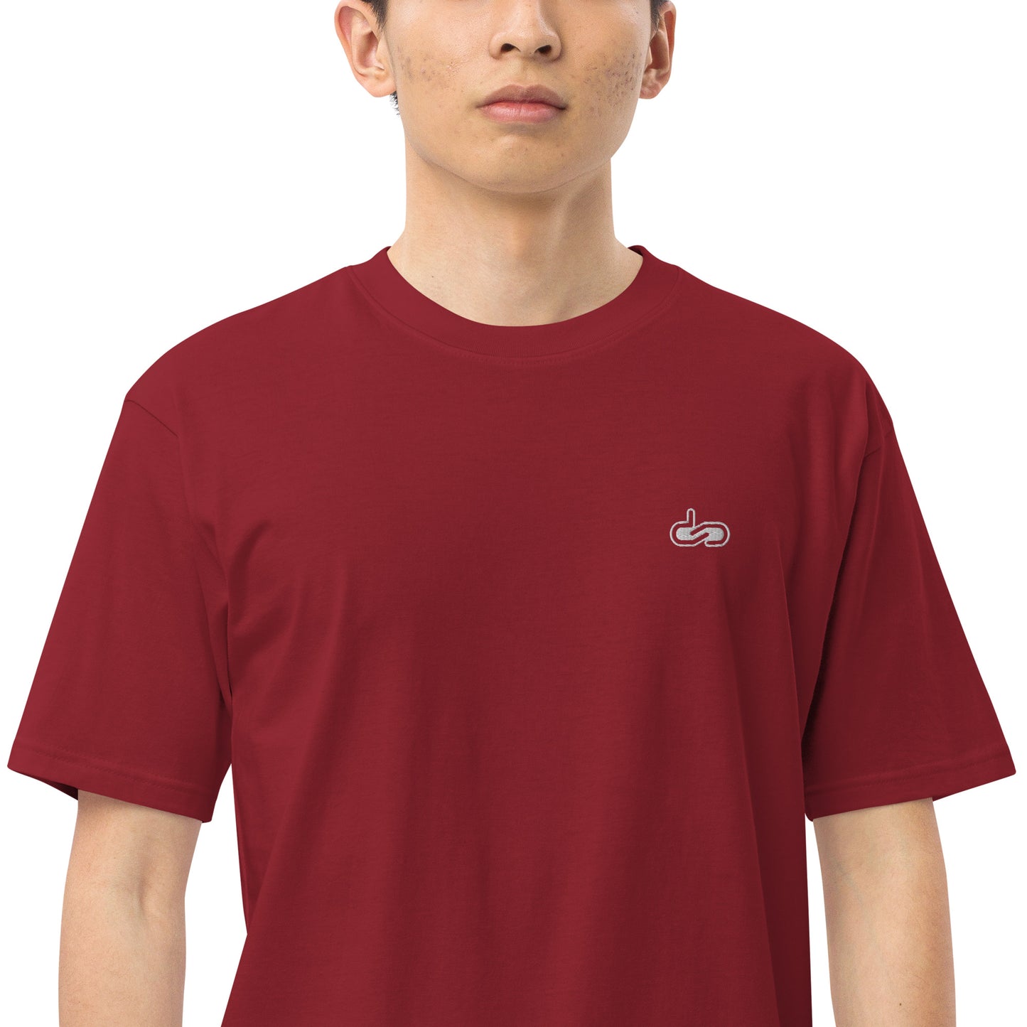 DS // Men's Embroidered Classic Premium Heavyweigh T-shirt