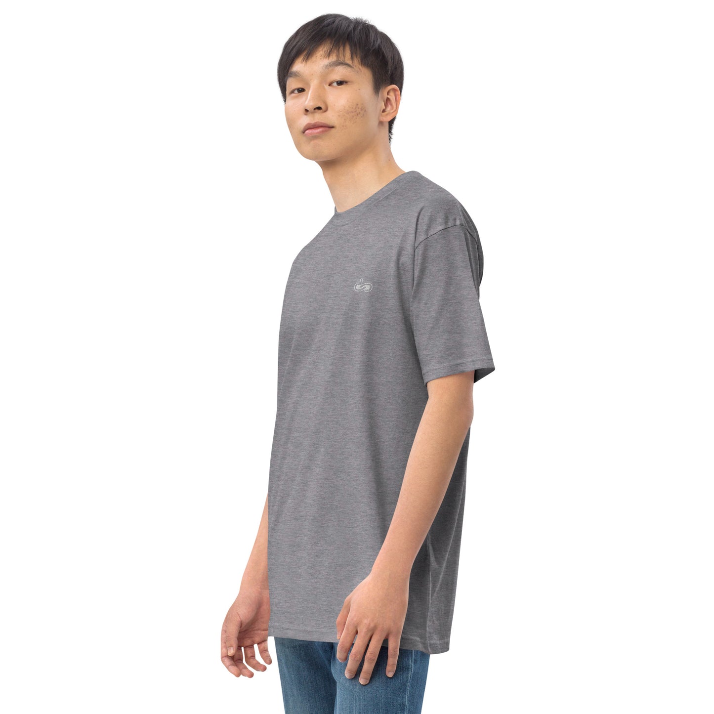DS // Men's Embroidered Classic Premium Heavyweigh T-shirt