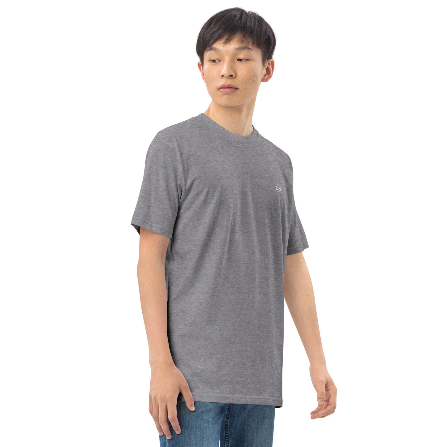DS // Men's Embroidered Classic Premium Heavyweigh T-shirt
