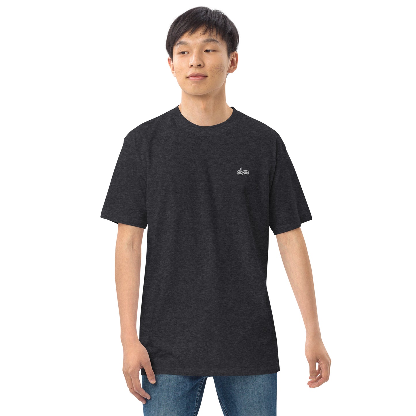 DS // Men's Embroidered Classic Premium Heavyweigh T-shirt