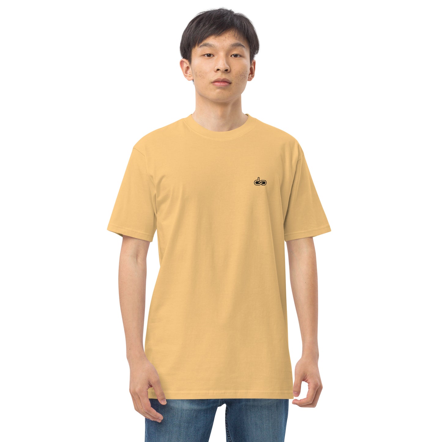 DS // Men's Embroidered Classic Premium Heavyweigh T-shirt