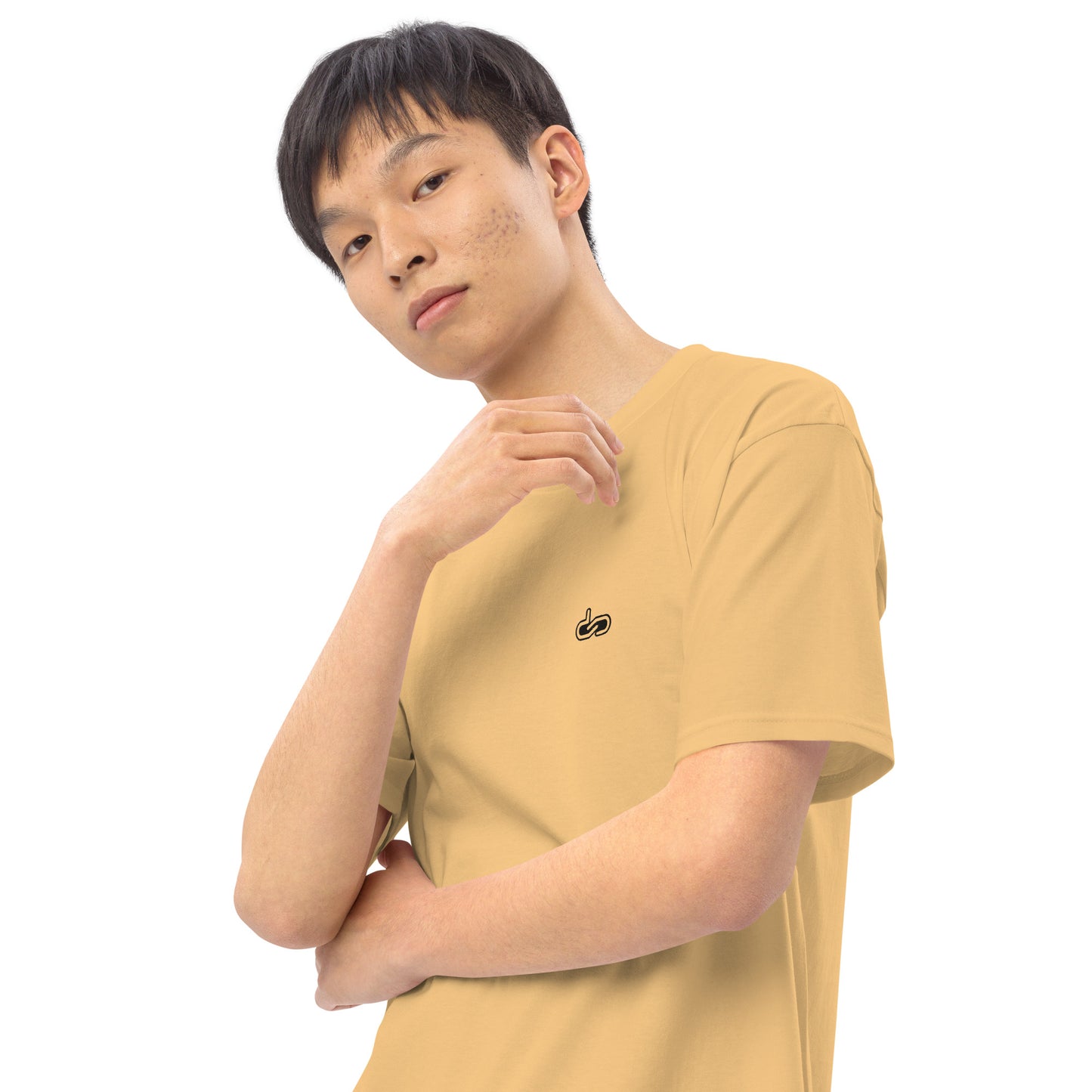 DS // Men's Embroidered Classic Premium Heavyweigh T-shirt