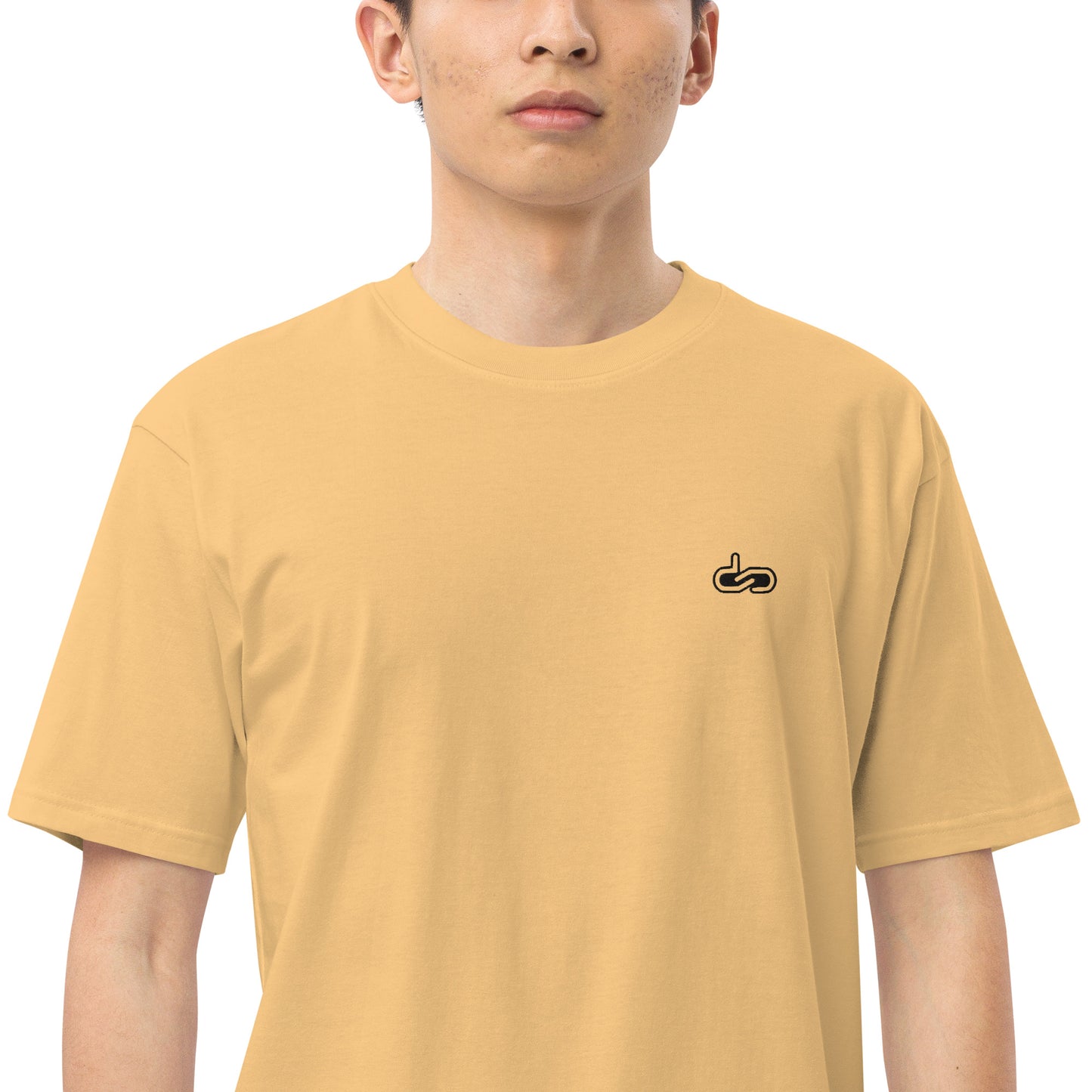 DS // Men's Embroidered Classic Premium Heavyweigh T-shirt