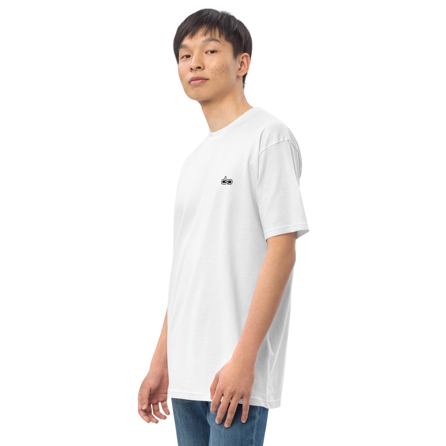 DS // Men's Embroidered Classic Premium Heavyweigh T-shirt