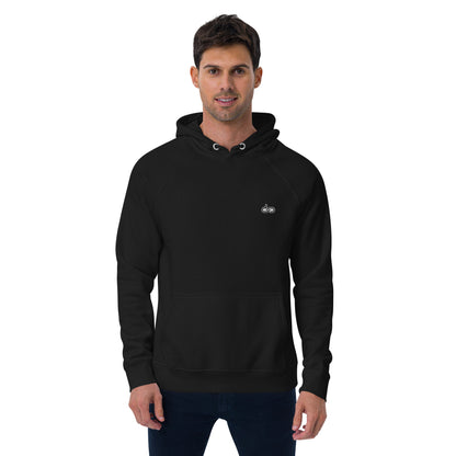 DS// Men's Embroidered Eco Raglan Hoodie