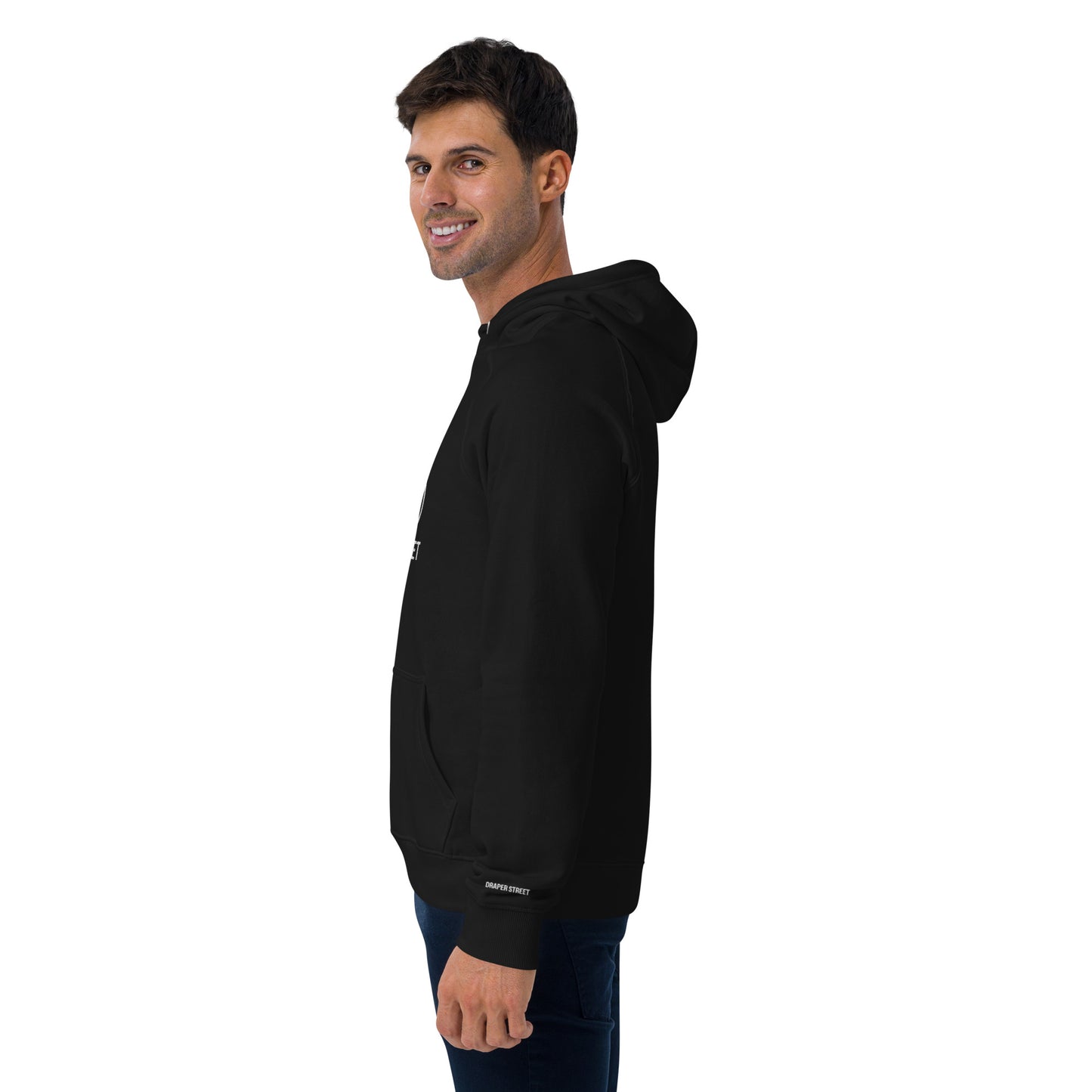 DS // Men's Embroidered Eco Raglan Hoodie