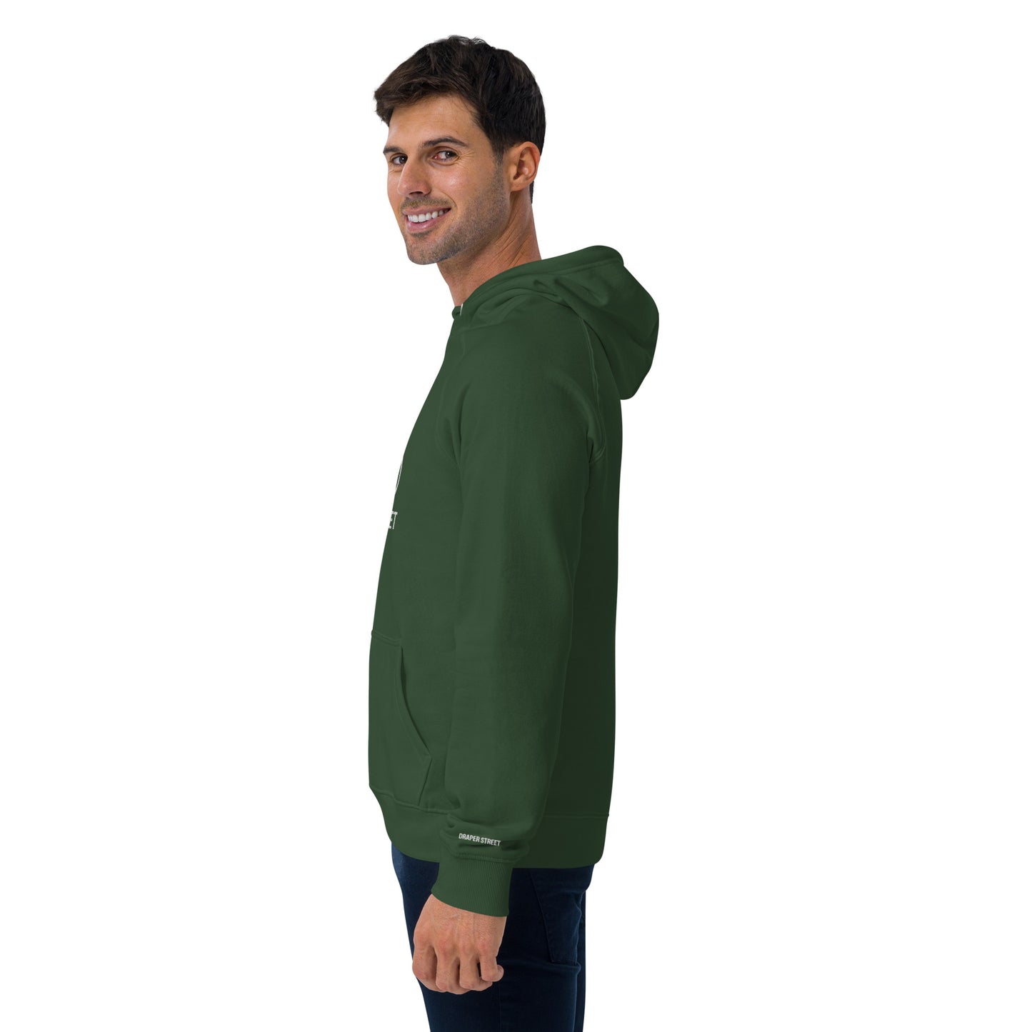 DS // Men's Embroidered Eco Raglan Hoodie
