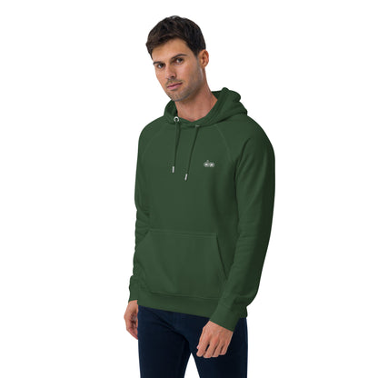 DS// Men's Embroidered Eco Raglan Hoodie