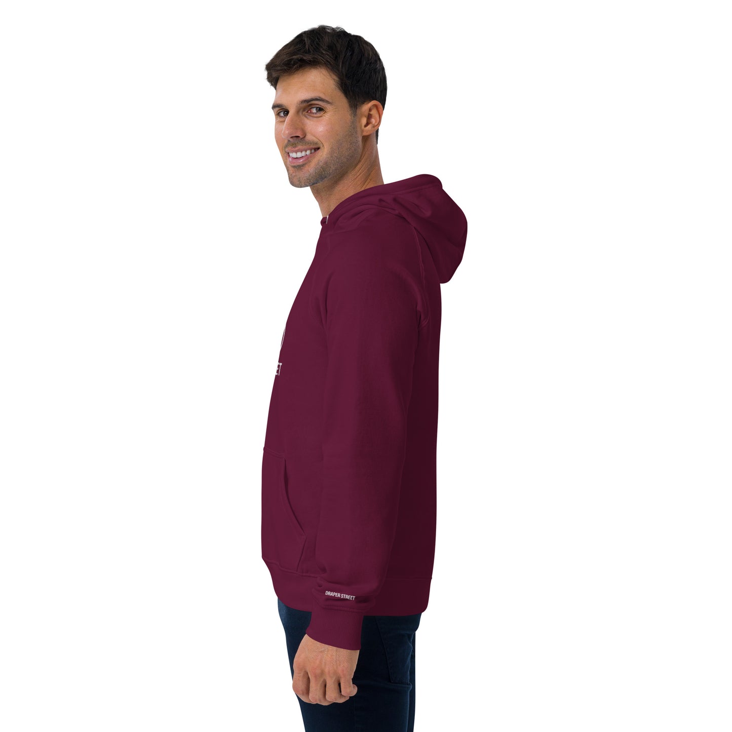 DS // Men's Embroidered Eco Raglan Hoodie