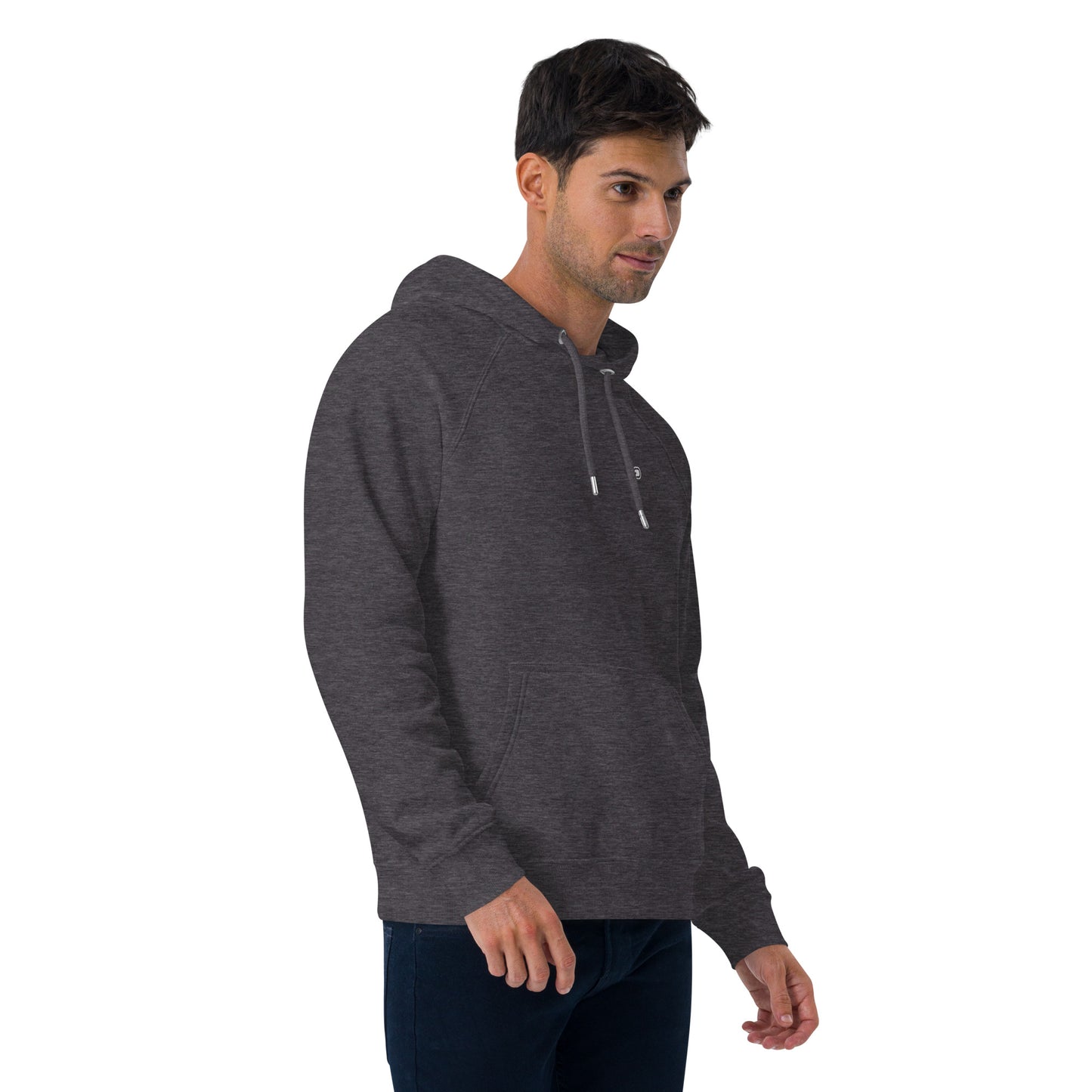 DS// Men's Embroidered Eco Raglan Hoodie
